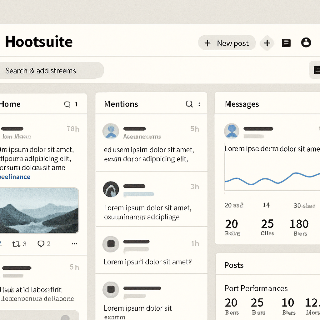 Hootsuite Dashboard Overview