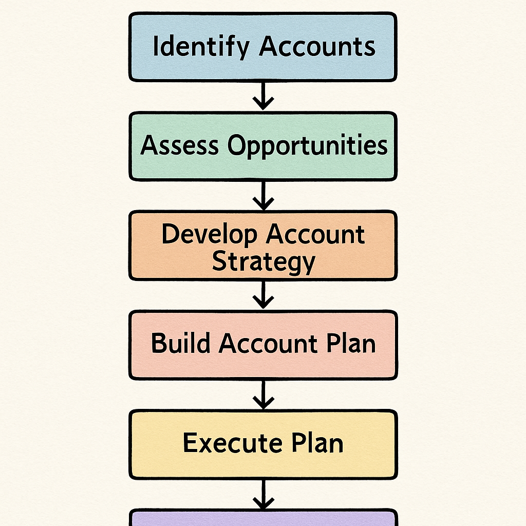 Flowchart of the Strategic Account Planning Process