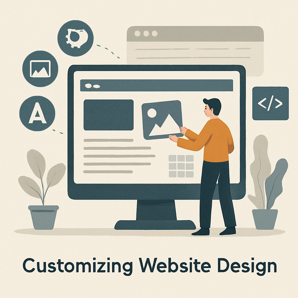 Customizing website design
