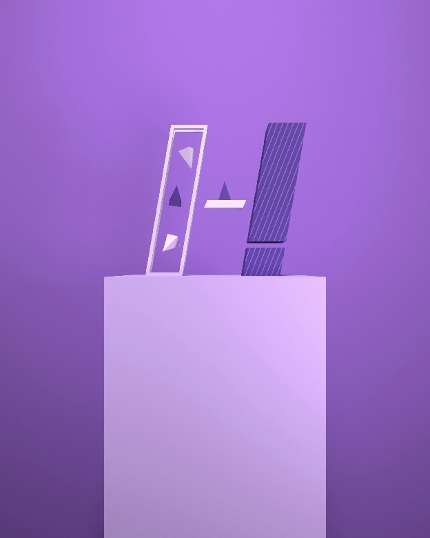 Illustration of a website with a pop-up form