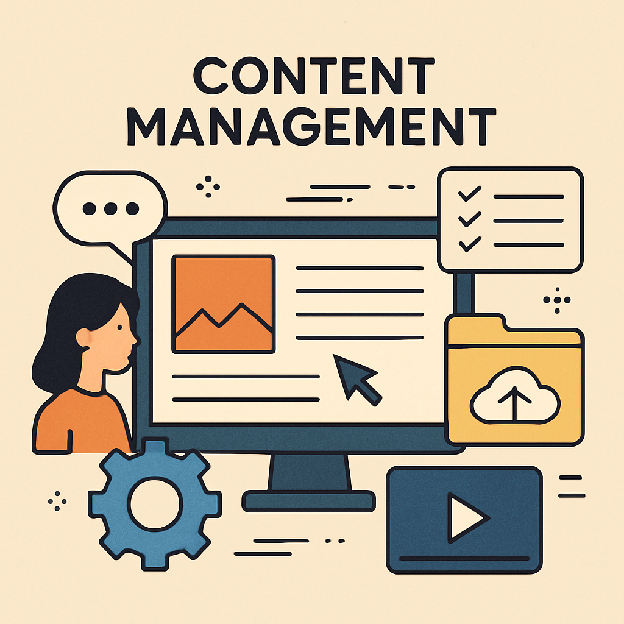 Content management illustration
